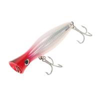 aqxreight Grand Leurre Popper de 12 Cm/45 G, Leurre Artificiel avec Yeux 3D, de Pêche Dur Popper avec Hameçons et Anneau pour Eau Salée et Eau Douce. Crochet Solide pour Améliorer l'acier en