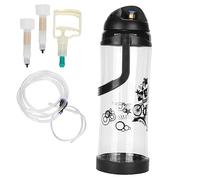 aqxreight Handheld 3L Manual Milk Pompe for Sheep and Goats Portable Home Dairy Tool avec Bouteille Transparente (double face)