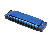 aqxreight Harmonica C Key 10 Trous, échelle Diatonique, Instrument de Musique pour Débutants et avec une Riche Polyvalence pour les Préférences Musicales (bleu foncé)