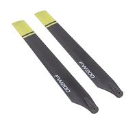 aqxreight Hélice d'hélicoptère Télécommandée Haute ténacité Accessoires d'hélicoptère RC Sûrs pour Fly Wing FW200 Jaune Utilisation Normale à Long Terme Hélice 'hélicoptère Télécommandée à