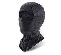 aqxreight Hiver Polaire Chaud Visage Casquette Anti-poussière Coupe-vent Moto Visage écharpe Cache-cou pour Sport Vélo Moto Course Foulard Votre Masque de Ski Chaud Protège des Polaires (Gris noir)