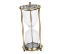 aqxreight Horloge de Sable en Verre, Minuterie de Sablier Décorative, Outil de Gestion du Temps Unique et Améliorant la productivité (Petit Sable autochargeant)