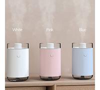 aqxreight Humidificateur en Pierre de Sel de l'Himalaya avec Diffuseur d'huiles Essentielles - Humidificateur à Brume Fraîche de 260 Ml pour Chambre à Coucher, Diffuseur d'aromathérapie USB