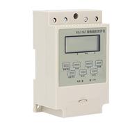 aqxreight Interrupteur de Contrôle du Temps pour -ordinateur, Minuterie électronique Numérique avec Montage sur Rail de Condensateur, 220V, 25A, Prolonge Raisonnablement les Données de Service de