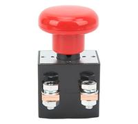aqxreight Interrupteur Poussoir d'arrêt d'urgence IP67 220-250A 12-50 Mm Interrupteur Poussoir 'arrêt 'urgence, IP67, 220-250A, Trou de Montage 12-, 50 Mm pour Véhicules et Chariots élévateurs