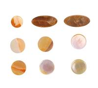 aqxreight Jeu de Claviers de Saxophone, 9 Pièces, Options en Métal et Coque pour Une Installation et Une Personnalisation Faciles, Instruments à Vent (C355 Jaune)