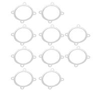 aqxreight Jeu de Joints de Tuyau de Descente, 3 en 4 Boulons en Acier Inoxydable pour T2, T3, T4, Joint de de Tuyau de Descente 10 Pièces