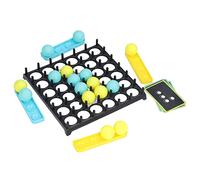 aqxreight Jeu de Rebond pour Enfants, Jeu de Table Interactif à 2 Joueurs avec 16 Balles et 9 Cartes de Défi, Jouet d'entraînement à la Coordination œil-Main pour la Famille et la Salle de Classe