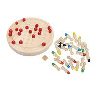 aqxreight Jeu de société en Bois pour Enfants de Plus de 3 Ans, Entraînement à la Mise au Point de la Mémoire, Entraînement Cognitif des Couleurs, Blocs Amusants, Coordination des Mains, équilibre