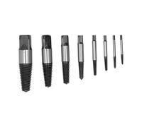 aqxreight Jeu d'extracteurs de Vis 8 Pièces en Acier au Carbone Kit d'extracteur de Vis endommagé Facile à Retirer avec étui de Rangement pour Boulons Cassés à Différentes Le Kit de cassé Peut