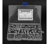 aqxreight Jeu d'inserts de Filetage en Acier Inoxydable, 200 Pièces, pour Filetages Intérieurs M3 M12, Performances de Joint Fiables et Résistance aux Vibrations pour des Solutions Efficaces de