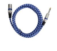 aqxreight JORINDO XLR vers Câble Mâle 1/4 Pouce 6,35 Mm Cordon de Microphone d'interconnexion de Signal équilibréJD6011 Robuste élimine la Perte de clarté Réduit le Blindage de qualité avec (JD6009)