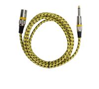 aqxreight JORINDO XLR vers Câble Mâle 1/4 Pouce 6,35 Mm Cordon de Microphone d'interconnexion de Signal équilibréJD6011 Robuste élimine la Perte de clarté Réduit le Blindage de qualité avec (JD6011)