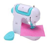 aqxreight Jouet de Machine à Coudre électrique pour Enfants et Débutants - Matériau ABS, Conception Portable Compacte avec Interrupteurs à Pédale et à Bouton, Jouet éducatif pour Développer la