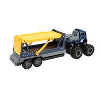 aqxreight Jouet de Remorque en Alliage Jouet à Quatre Roues Motrices de Voiture de Camion pour Enfants pour Les Enfants de Plus de 3 Ans Blanc être pour Une Longue Durée [la qualité du Matériau Sûr