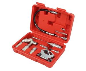aqxreight Kit d'accessoires de Lubrification pour Outils ¨¤ Graisse, Kit de Coupleur pour Applications de Lubrification ¨¤ Graisse ¨¤ Connexion Rapide pour la Plupart des Camions