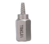 aqxreight Kit de 10 Extracteurs de Vis à Cannelures Multiples, Comprenant Un Extracteur D'écrous et de Boulons, des Forets à Gauche et Un Coffret pour Retirer Les écrous cassés.
