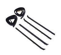 aqxreight Kit de Joint d'étanchéité de Vitre de Porte Avant, Joint de Finition en Feutre Durable de qualité Supérieure, Joints de Glissière, Remplacement pour C1500 R1500 R2500 V1500 V2500