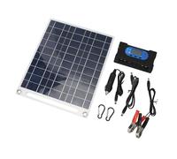 aqxreight Kit de Panneau Solaire Portable 11W avec Contrôleur 100A pour la Charge électronique Extérieure