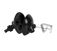 aqxreight Kit de Rinçage de Boîtier D'engrenage, Kit de Rinçage de Moteur Hors-Bord en Caoutchouc et Métal avec Raccords de Tuyau Rapides, Grande Couverture de Tasse, Entrée à 45 Degrés