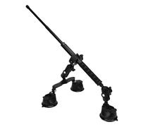 aqxreight Kit de Support de Voiture à Triple Ventouse pour X5 X4 X3 X2 RS avec Double Rotule 115 Cm Perche à Selfie Invisible Réglable 28-115 Cm Universel 1/4 en Alliage D'aluminium