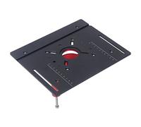aqxreight Kit de Système de Routeur de Levage Manuel de Routeur, Plaque de Base d'insertion de Scie de Table de pour une Utilisation Très Facile, Plate-forme de RouteurRouter LiftRouter Table (BLACK)