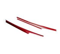 aqxreight Kit d'ornement de Bande Latérale d'engrenage de Commande Centrale de Conduite à Gauche de 2 Pièces adapté pour 07-13 Rouge Vin Efficacement la Durée de Vie de l'équipement et