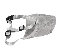 aqxreight La Conception de Mousse de Bouche de Chien Premium Empêche La Maille de Mâcher Idéal pour l'entraînement en Plein Air Gris XL (Taille S)