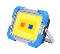 aqxreight Lampe de Travail LED, Projecteur Portable Rechargeable 3600 MAh avec Crochets et Base Magnétique, IPX4 7 Modes pour Camping, Pêche, Chantier de Réparation de Voiture (F023-4 (Version COB))