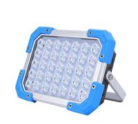 aqxreight Lampe de Travail LED, Projecteur Portable Rechargeable 3600 MAh avec Crochets et Base Magnétique, IPX4 7 Modes pour Camping, Pêche, Chantier de Réparation de Voiture (F023-3 (version