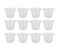 aqxreight Le Kit de Capsules de café Comprend 30 Coques de Capsules et du Papier d'aluminium. Matériaux Conviviaux et Sûrs pour un café Rapide et délicieux. (30 tasses + 30 autocollants + pinceaux