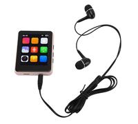 aqxreight Lecteur MP3 avec Haut-parleur et Casque 64 Go Écran Tactile 2,4 Pouces Portable HiFi Réception FM Enregistrement Vocal EBook Noir Plus de capacité de Connexion Compatibilité MP3 Mis à (PINK)