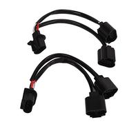 aqxreight Lot de 2 Adaptateurs de Prise de Faisceau de Câblage de Conversion de Phares 9008 H13 Mâle vers Femelle Plug and Play pour Fil LED de Camion Pick-up, Remplacement Direct pour Prises OEM