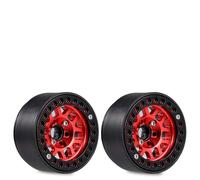 aqxreight Lot de 2 Moyeux de Jante en Alliage de Zinc de 4,8 Cm avec 12 Trous Ronds pour Chenille 1/10 RC Compatible avec Hsp Hpi RC4wd Axial Hsp Tel Que Hpi Axial Fitting Hub