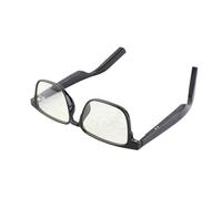 aqxreight Lunettes Intelligentes sans Fil IP5 étanches Haut-Parleur à Oreille Ouverte Double Microphones Commande Vocale BT 5.3 Lunettes de Soleil Intelligentes Unisexes avec Lentille de Nocturne