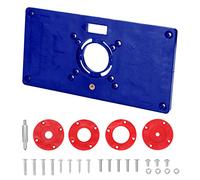 aqxreight Machine de Gravure sur Bois en Plastique ABS, Planche à Rabat, Outil de Fraisage et de Rainurage, Machine de Découpage, Outil de Travail du Bois, Plaque d'insertion de Table de Routeur