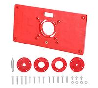 aqxreight Machine de Gravure sur Bois en Plastique ABS, Planche à Rabat, Outil de Fraisage et de Rainurage, Machine de Découpage, Outil de Travail du Bois, Plaque d'insertion de Table de Routeur