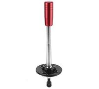 aqxreight - manette de vitesse courte, manette de vitesse courte de voiture avec accessoire de Modification de bouton adapté pour E30 E36 E46 E34 E39 E6x Z3 1985-2010[rouge]