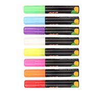 aqxreight Marqueurs de Craie de 8 Mm Effacés avec 8 Couleurs Séchage Rapides pour l'écriture Idéale pour et Diverses Surfaces