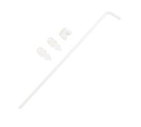 aqxreight Matériel de Goupille de Chute de Portail Multifonctionnel en Acier allié de 24 Pouces pour Clôture en Bois, Faites Pivoter le Loquet de Sol de Porte vers le Sol, Tige de Chute de Porte,