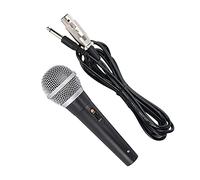 aqxreight Microphone Dynamique XLR Professionnel Portable pour | Son clair avec conception antidéflagrante, comprend un câble XLR à 1/4 pouce, idéal pour le karaoké et les podcasts