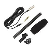 aqxreight Microphone Professionnel avec Câble XLR, Micro d'interview Filaire pour Caméscope, Construction en Métal ABS, Enregistrement Clair pour Film de Journalisme de Diffusion