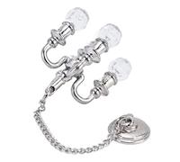 aqxreight Mini Lampe pour Maison de Poupée, Aspect Vif et Réaliste, Petite Lumière Antirouille, Meubles Miniatures pour la Décoration de Cadeaux, l'or Est Parfait pour la Poupée et Est Une Mini