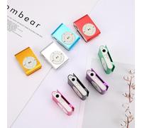 aqxreight Mini Lecteur MP3 USB 2.0 de 3,5 Mm avec Support de Clamp/Holder pour Carte mémoire. L'écran Tactile Simple sans Affichage Facilite l'utilisation et Vous Procure Une Sensation de Main (G)