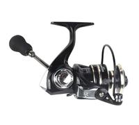 aqxreight Mini Moulinet Tout Métal 3BB 5.2: 1 Moulinet Tout Métal Ultraléger Main Gauche Droite de Pêche en Eau Douce Interchangeable en Eau Salée Force de Ligne Poignée Blessée Confortable avec