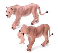 aqxreight Modèles d'animaux de Lionne Réalistes, Jouet éducatif pour la Petite Enfance, Cadeau, Décoration de la Maison, destiné aux Enfants, aux Intérêts de Fête pour Les Détails, aux