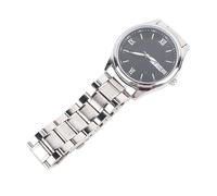 aqxreight Montre à Quartz pour Homme Double Calendrier Heure Précise Montre à Bracelet en Acier Inoxydable pour Un Usage Quotidien Blanc Miss Any Dual Specia à Quartz pour Homme Double Calendrier à