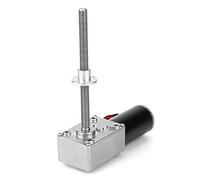 aqxreight Moteur à Haute Torsion, Arbre à Vis de 8 Mm avec Bride pour Fenêtre électrique, Rapport de Réduction 31, Moteur Corro d'énergie d'armoire, Boîte de Vitesses à Vis sans Fin, à Engrenage à