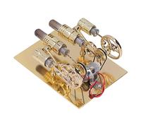 aqxreight Moteur Stirling Structure Compacte Texture Haut de Gamme Fabrication Soignée ModèLe de Moteur d'équilibre pour Cadeaux Aides Pédagogiques Le Principal Peut élargir Intuitivement Le