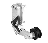 aqxreight Motorcycle Adjustage Chain Tenderer Roller CNC Aluminium Alloy Tool Chaîne de Moto Chaîne Ajusteur de Tension de Tension (Silver)